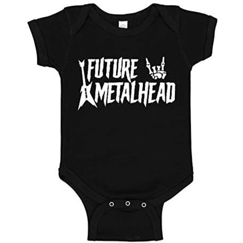 Future Metal Head Baby Bodysuit Infant One Piece or Toddler T-Shirt