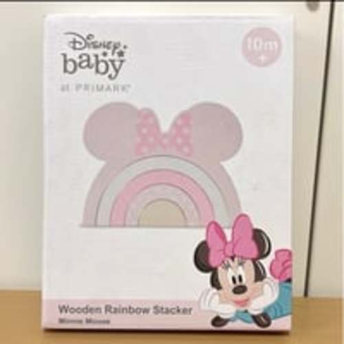 Disney Baby Minnie Mouse Wooden Rainbow Stacker