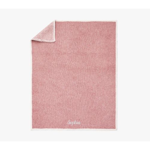 Border Soft Touch Knit Baby Blanket
