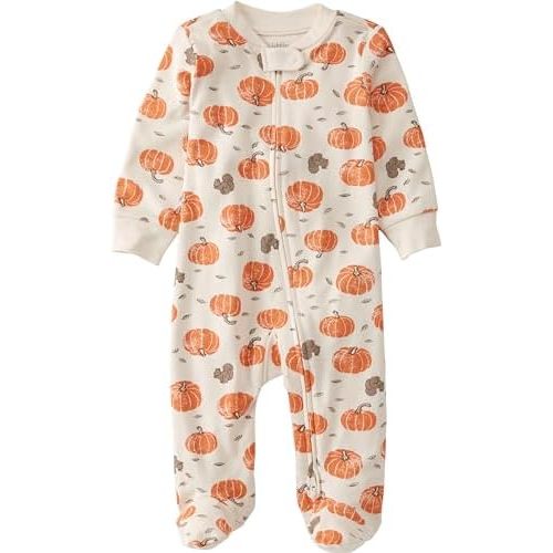 Little Planet Neutral Sleep and Play made with Organic Cotton, Harvest Pumpkins, NB