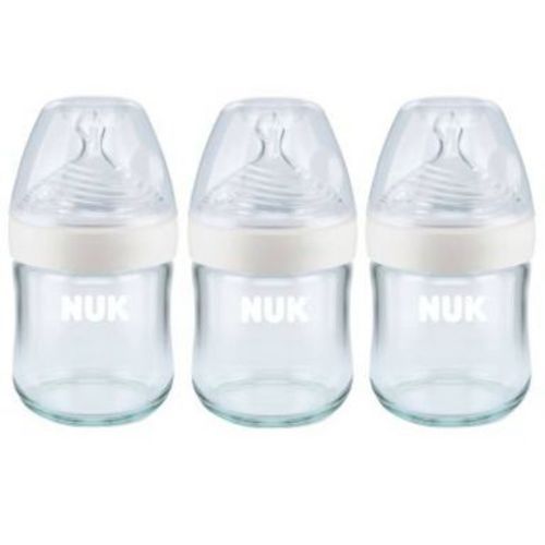NUK Glass Baby Bottles - 4 fl oz/3pk