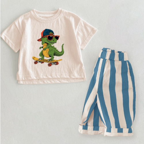 Baby Dinosaur Skateboard 2 Piece Set