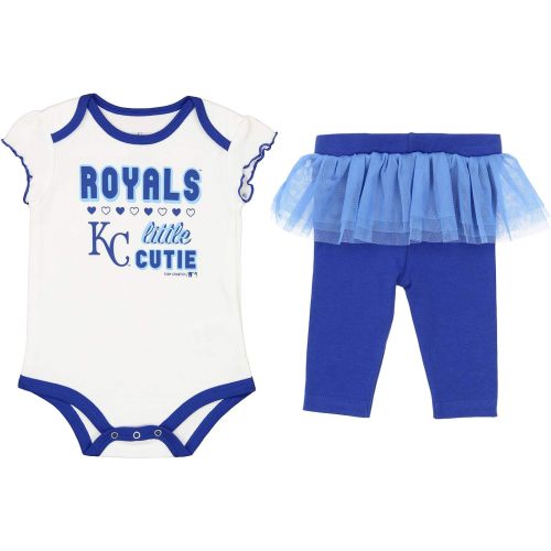 Outerstuff MLB Newborn (0M-9M)/Infant (12M-24M) Little Cutie Onesie Tutu Leggings Set