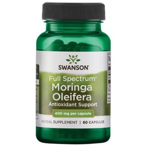 Swanson Herbal Supplements Full Spectrum Moringa Oleifera 400 Mg Capsule 60ct