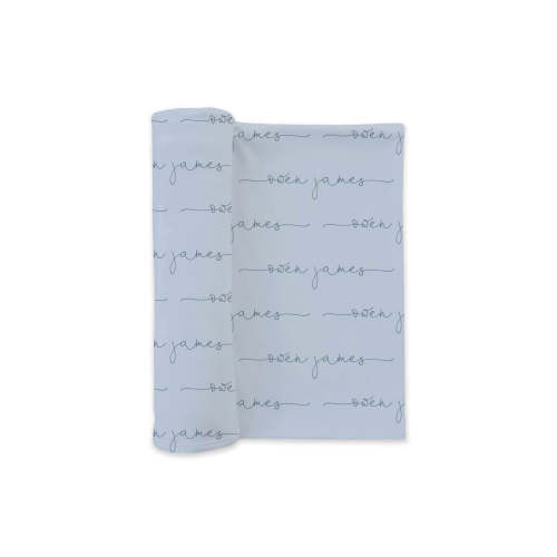 Personalized Baby Name Swaddle Blanket
