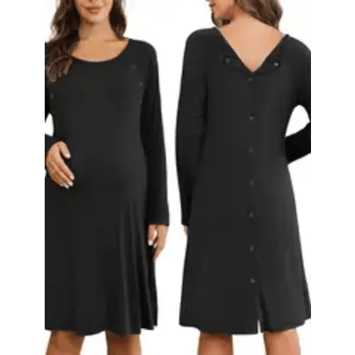 womens full body nursing labor delivery nightgown long - Temu
