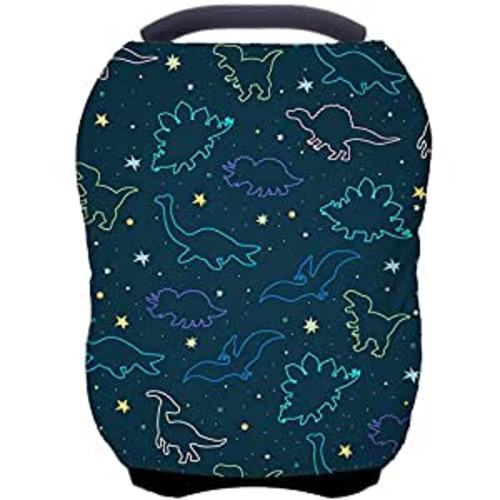 Amazon.com : Car Seat Covers Canopy Cover - Multi-use Cover Carseat Canopy, Breathable Breastfeeding Cover, Car Seat Covers for Bbies, Boys & Girls Shower Gifts (Dark Blue Dinosaur) : Baby