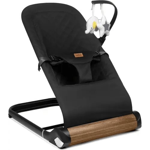 Baby Bouncer Chair - Comfortable Support for Your Little One's Blissful Moments (Normal, Black)