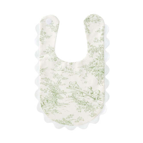 Vert Toile Baby Bib