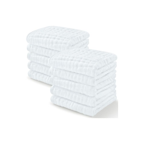 Muslin Washcloths - Pack of 10