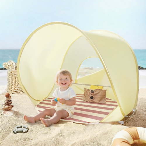 Baby Beach large Tent – Pop Up Baby Tent with UV Protection, Portable Baby Beach Essentials, 43"x57"x57" Sun Shelter for Infants, Baby Outdoor Use
