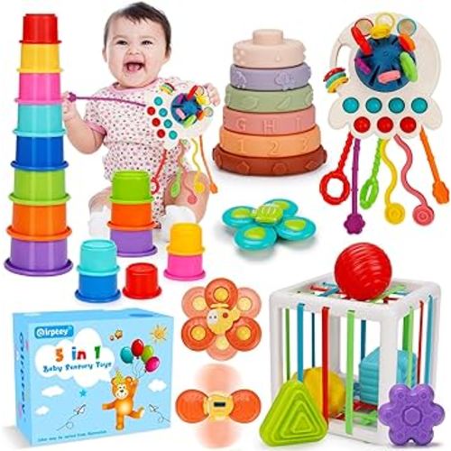 Set of 1- Stacking Cups Kids (6 pieces) 6-12 Months Toddlers 1-3 Stacking  Cups Baby Toy Stacking Cups for Kids Stacking Cups Game Made from Plants