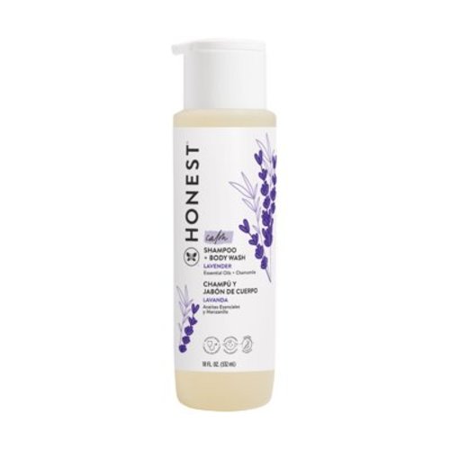 The Honest Company, Baby Shampoo + Body Wash, Calm Lavender, 18 fl. oz.