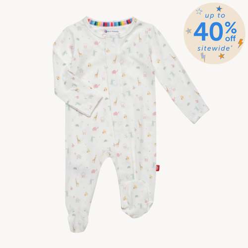 pink little bitty pretty one modal magnetic parent favorite footie – Magnetic Me