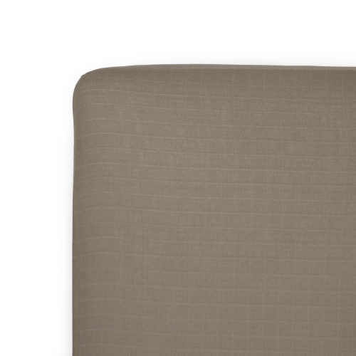 Organic Cotton Muslin Crib Sheet - Driftwood