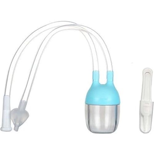 Baby Nasal Cannula with Nose Clip - Anti-Reflux Blue Oxygen Tube for Newborns, Infant Oxygen Therapy & Respiratory Care