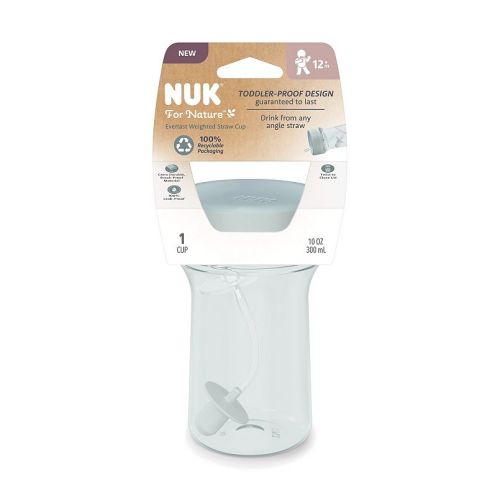NUK for Nature Everlast Weighted Cup with Straw