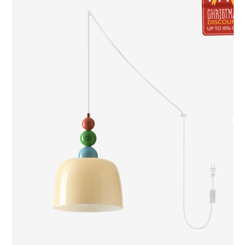 Bon Ton Plug In Pendant Lamp