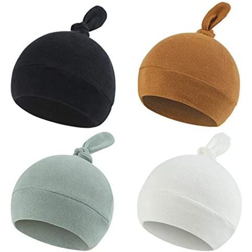Newborn Hats for Boys Cotton Newborn Beanies Autumn Winter Infant Baby Girls Hat 0-12 Months