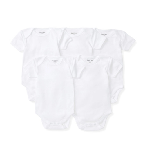 Bee Essentials Organic Short Sleeve Baby Bodysuit 5 Pack | Burt's Bees Baby®