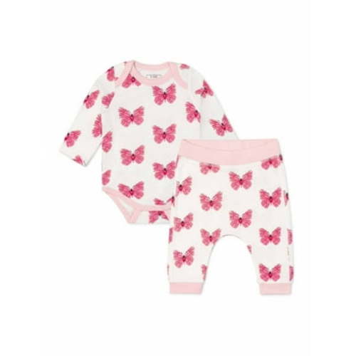Paris Hilton x Monica + Andy Baby Organic Cotton First Moves Set, Sizes Newborn- 12/18 Months