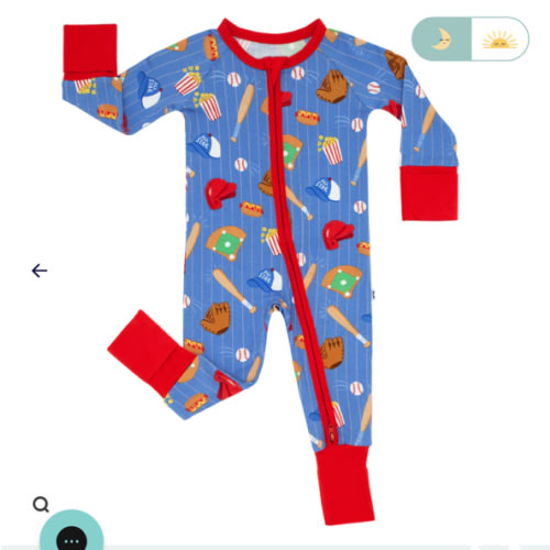 Blue All Stars Zippy - Little Sleepies