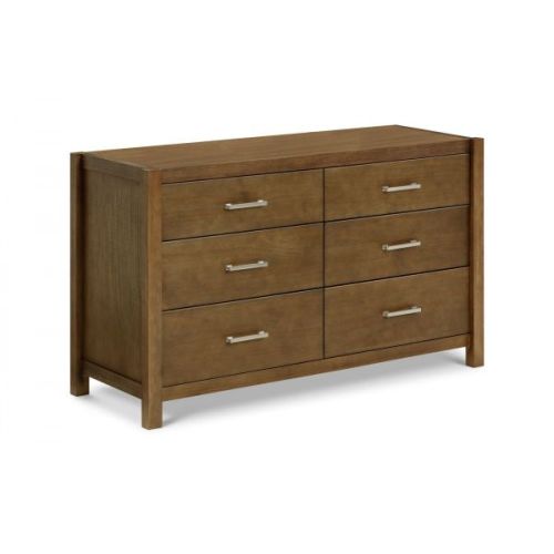 Hemsted 6-Drawer Assembled Dresser in Walnut Driftwood | Monogram by Namesake