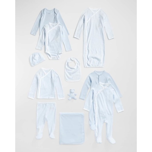 Ralph Lauren Boy's 11-Piece Organic Cotton Gift Set, Size 3-6 Months