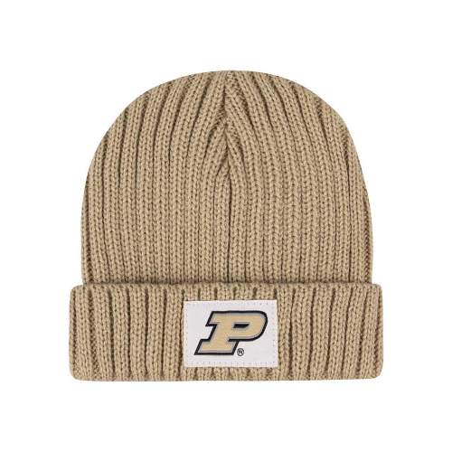 Purdue Boilermakers Vos Cuff Beanie Baby Knit Hat - Tan