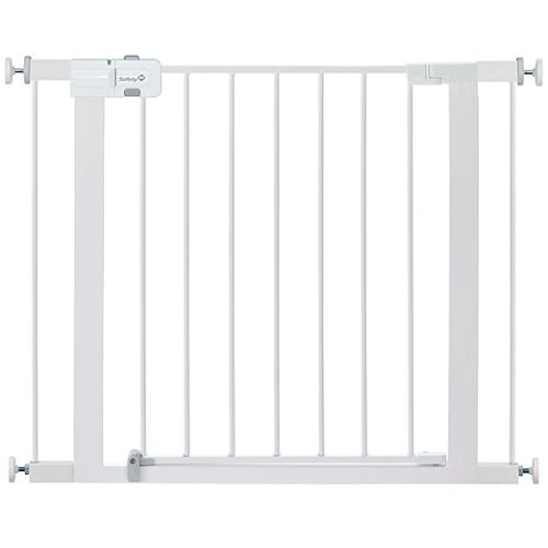 Safety 1st Easy Install 28" High Walk Thru Gate, Fits Between 29" and 38" - 1-Pack - Original Size - White