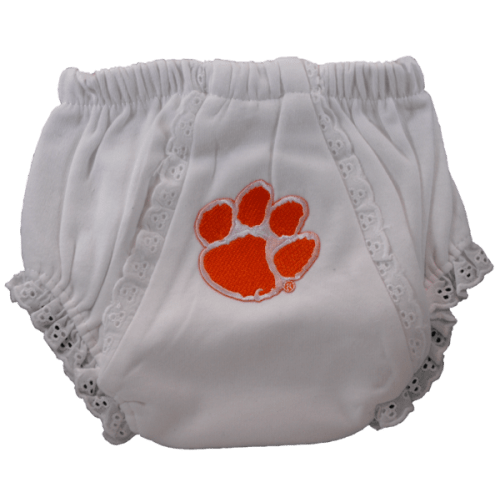 Clemson Baby Eyelet Bloomers – Southern Heirs Kids
