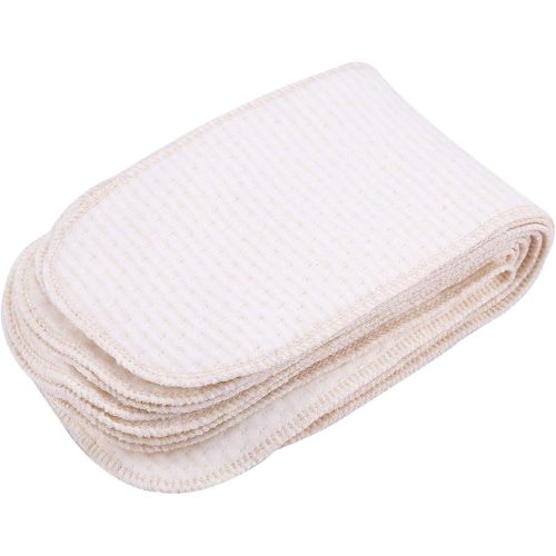 10Pcs Baby Nappies Reusable Washable Insert Diaper Cloth with Breathable Cotton for Newborn