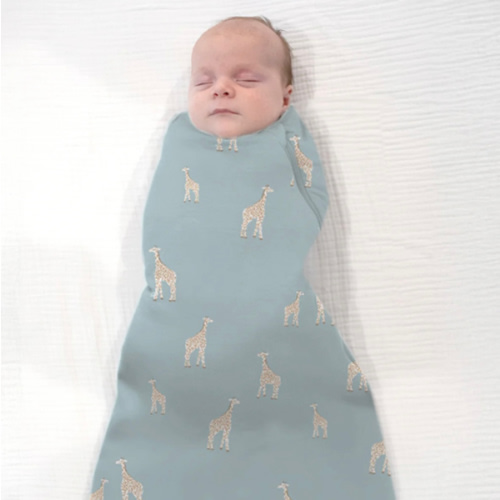 Swaddle Sleep Sack - Giraffe Moss / 1.0 TOG