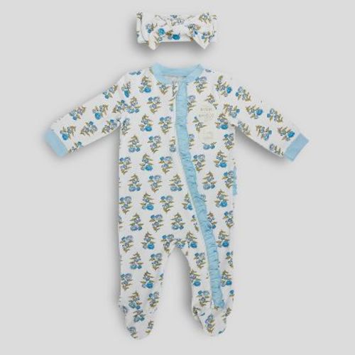 Milkberry Soft Rayon of Bamboo Pajamas Full Body Sleepwear for Infants Baby Girls Cherry Red Size 0-3 Months