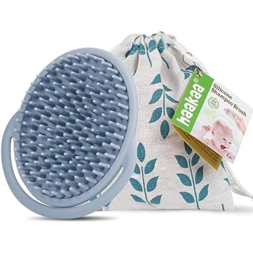 Silicone Shampoo Brush (Color: Blue Sky)