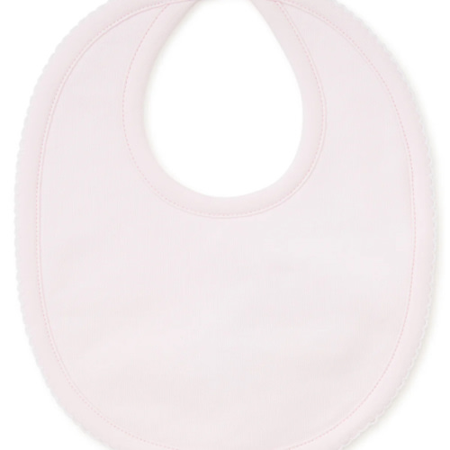 Pink/White Kissy Basics Bib