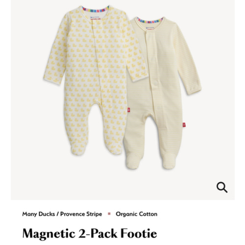 Magnetic 2-Pack Footie