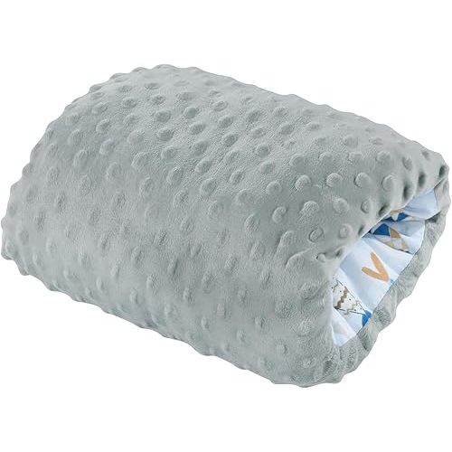 MABOZOO Arm Pillow for Feeding Baby,Flower Print Cozy Cradle Arm Pillow Soft Cotton Bottle Feeding Pillows for Newborn,Double-Sided Available