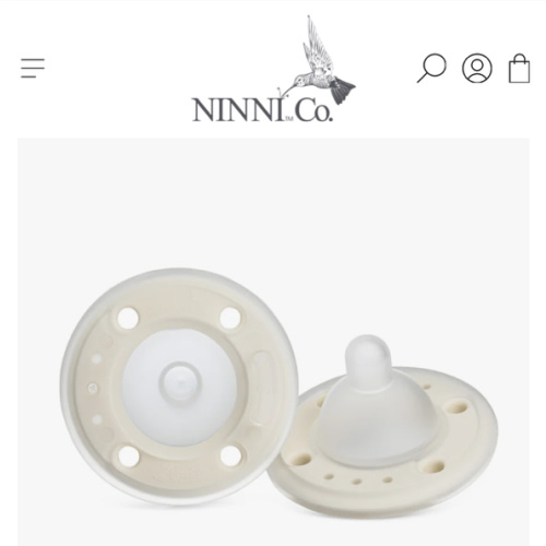 Ninni Pacifier Creme 2 Pack
