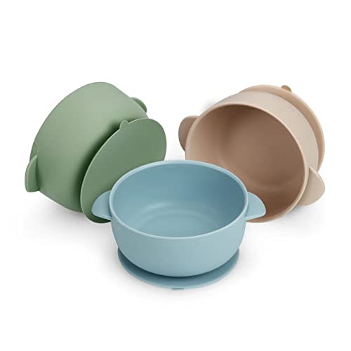 Suction Bowl with Lids and Spoons, Infant Babies & Toddler, Baby Bowls 0-6  Months, Extra Strong Baby Suction Bowls, Baby Feeding Essentials, Silicone  Baby Feeding Set, BPA Free Baby Bowls - Yahoo Shopping