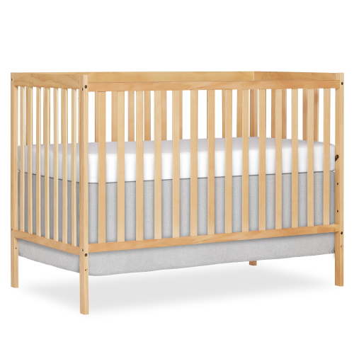 Dream On Me Synergy 5 in 1 Convertible Crib in Barnwood Natural, Greenguard Gold Certified