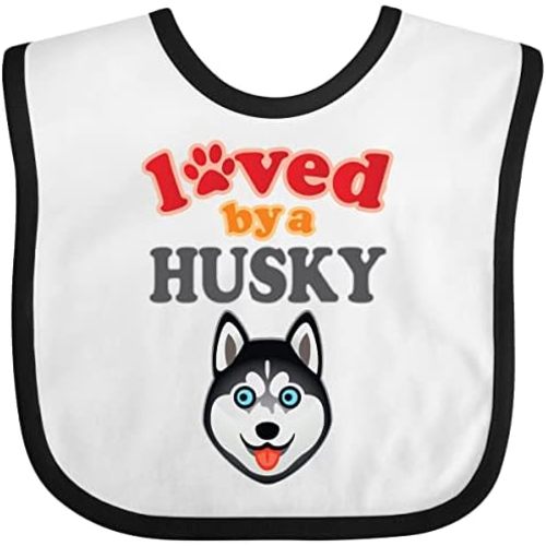 inktastic Husky Dog Lover Baby Bib