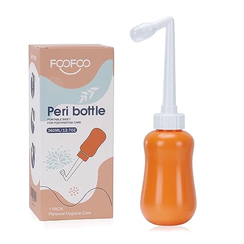 Peri Bottle for Postpartum Care, for Postpartum Essentials, Feminine Care Orange