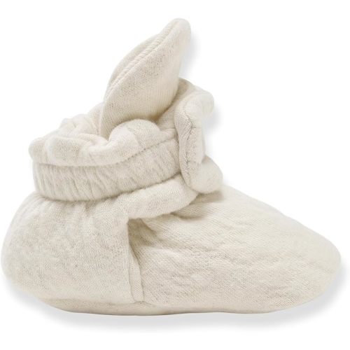 Burt's Bees Baby Booties, Organic Cotton Adjustable Infant Sock