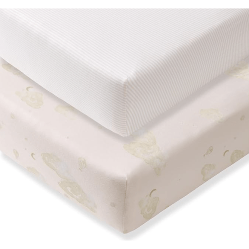 Burt's Bees Baby Essential Organic Cotton Fitted Crib Sheet