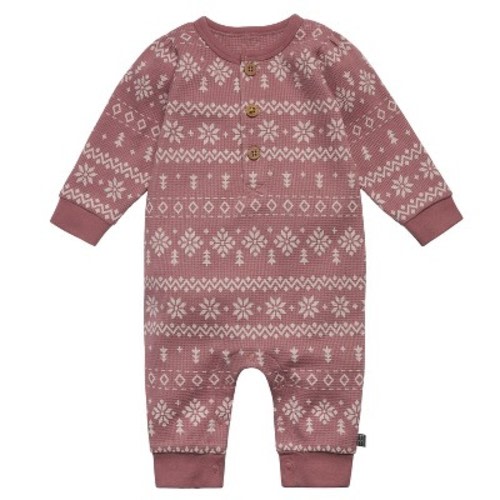Modern Moments™ by Gerber Baby Girls' Romper, Girl Fair Isle, 3-6 Months