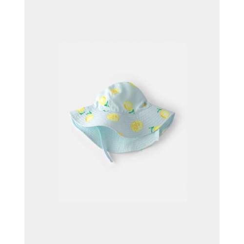 Baby Girl Reversible Lemon Swim Hat - Blue | Carter's