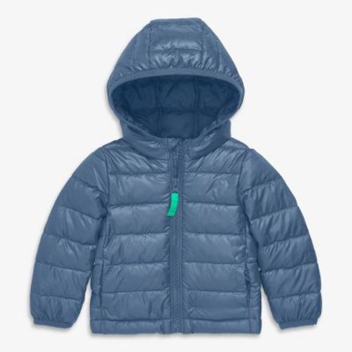 Primary Baby Lightweight Puffer Jacket In Dusk Size 6-12 Months