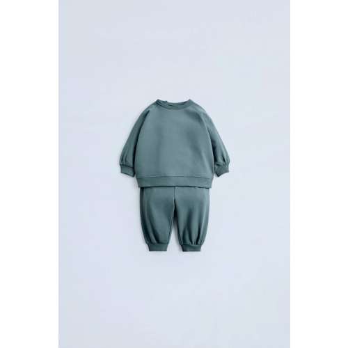SWEATSHIRT AND JOGGER PANTS MATCHING SET - Petrol blue | ZARA United States