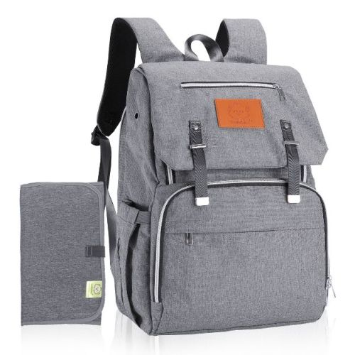 KeaBabies Explorer Diaper Backpack Bag, Large, Waterproof Baby Diaper Bags, Multi Funtional Diaper Backpacks